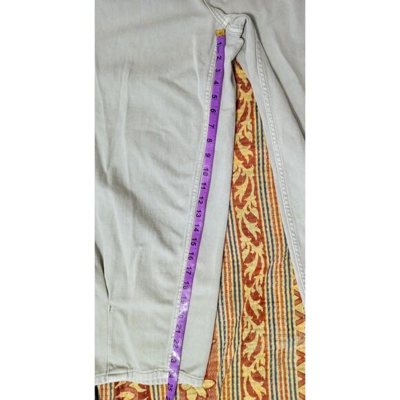 Free People We The Free Sadie Jeans Paper Bag Belted Waist Tapered Leg Sage 30 - Picture 10 of 13